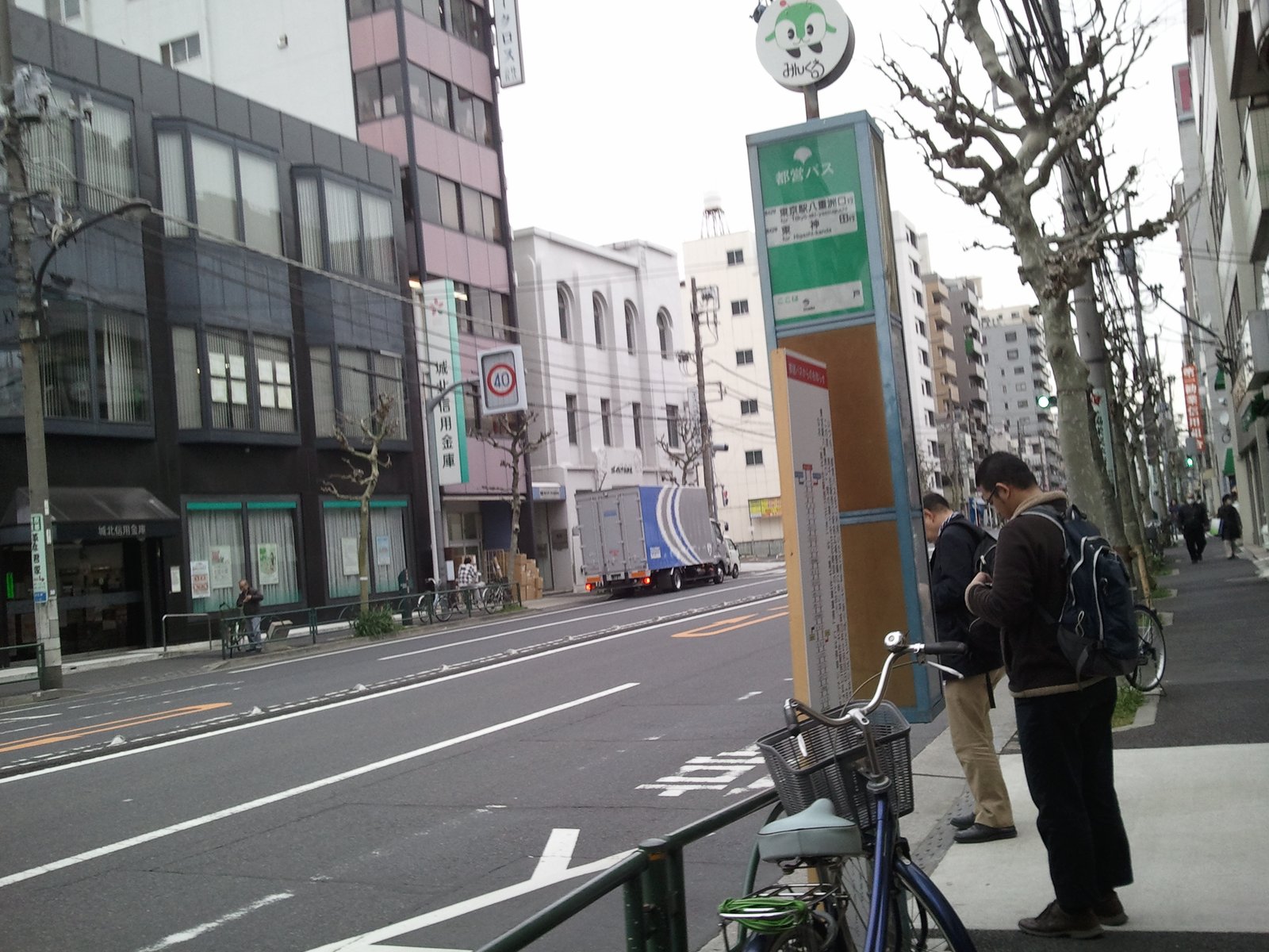 A quiet weekday street in Minamisenju